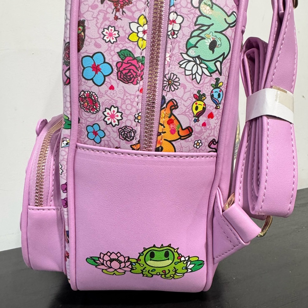 Tokidoki Unicorno and Friends Floral Mini Backpack - Picture 7 of 10